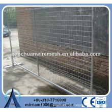 Panneau temporaire de clôture de clôture de sécurité, clôture portative fabricant temporaire d&#39;escrime, panneau de clôture mobile temporaire galvanisé